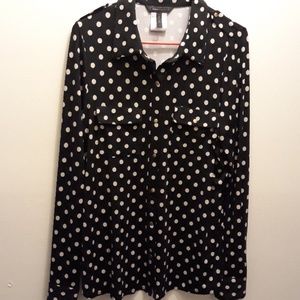 BCBG long sleeve blouse